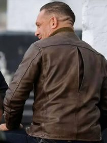 Mobland S02 Tom Hardy Brown Leather Jacket