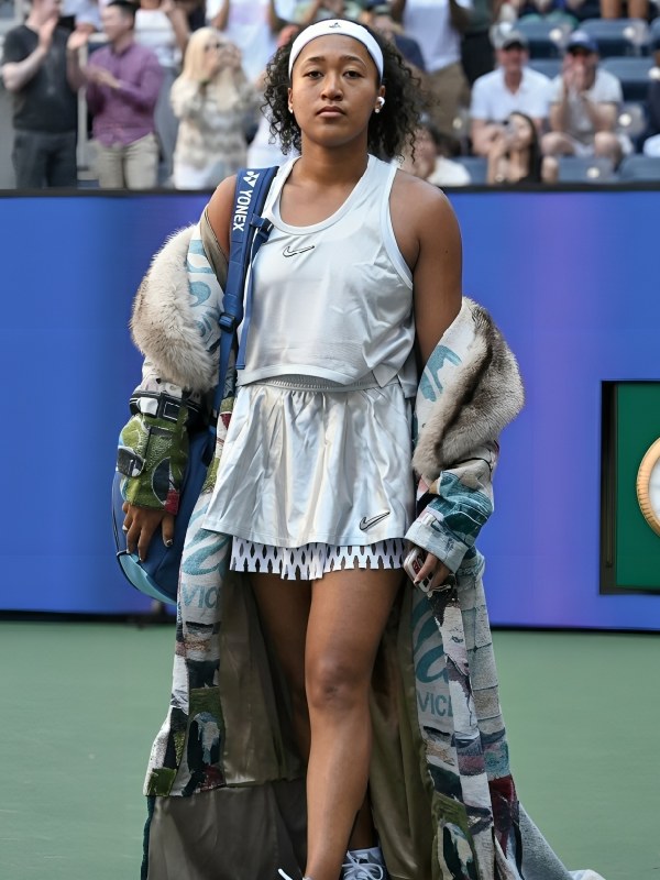 Naomi Osaka 2026 US Open Long Printed Coat Naomi Osaka 2026 US Open Long Printed Coat