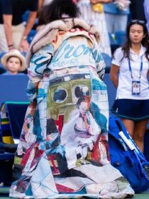 Naomi Osaka 2026 US Open Long Printed Coat