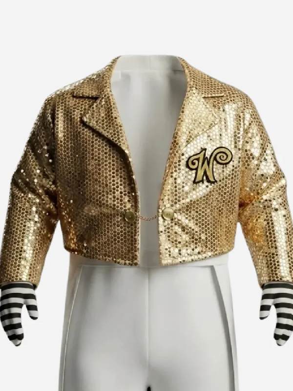 Oompa Loompa Netflix Competition Show Golden Sequin Oompa Loompa Netflix Competition Show Golden Sequin