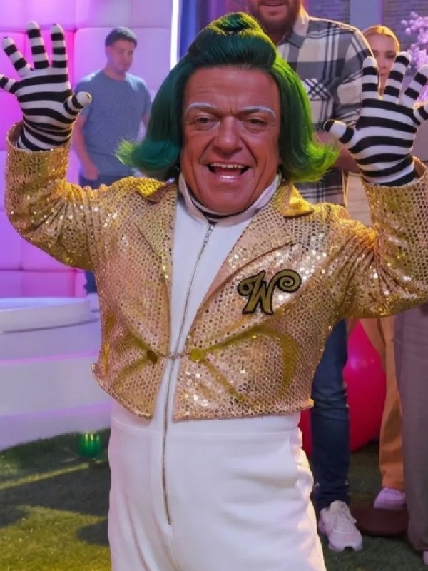 Oompa Loompa Netflix Competition Show Sequin Jacket Oompa Loompa Netflix Competition Show Sequin Jacket