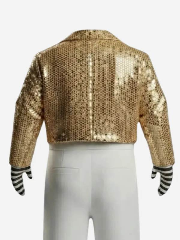 Oompa Loompa Netflix Show Golden Sequin Jacket Oompa Loompa Netflix Show Golden Sequin Jacket
