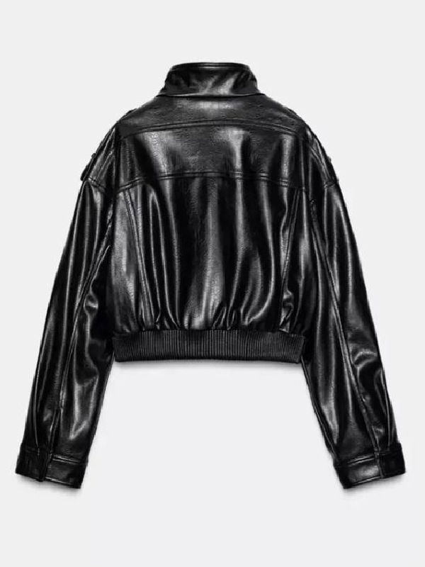 Page Turner Love It or List It S21 Black Leather Jacket Page Turner Love It or List It S21 Black Leather Jacket