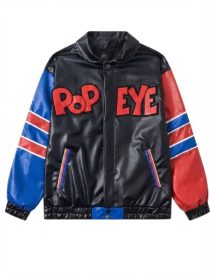 Popeye The Sailor Man Leather Jacket