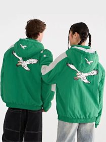 Aeropostale Philadelphia Eagles Hooded Sideline Jacket