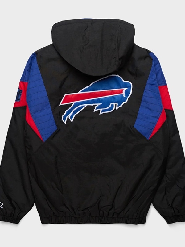 Recreation - Buffalo Bills Starter Blackout Breakaway Black Jacket Recreation - Buffalo Bills Starter Blackout Breakaway Black Jacket
