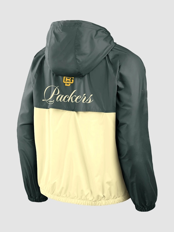 Recreation - Green Bay Packers 2026 Windrunner Zip-Up Jacket Recreation - Green Bay Packers 2026 Windrunner Zip-Up Jacket