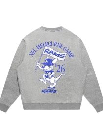 LA Rams Melbourne Kangaroo Flag Grey Sweatshirt