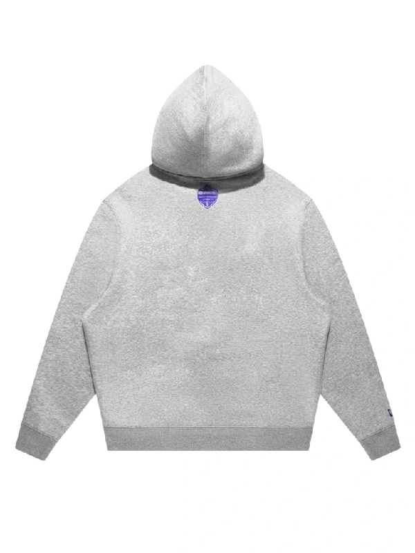 Recreation - LA Rams Melbourne Script Grey Pull Over Hoodie Recreation - LA Rams Melbourne Script Grey Pull Over Hoodie