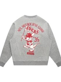 SF 49ers Melbourne Kangaroo Flag Grey Sweatshirt