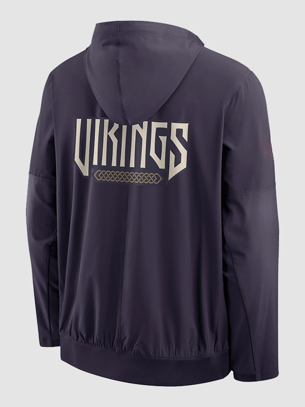 Recreation - Vikings Rivalries 2026 Sideline Anorak Purple Jacket Recreation - Vikings Rivalries 2026 Sideline Anorak Purple Jacket