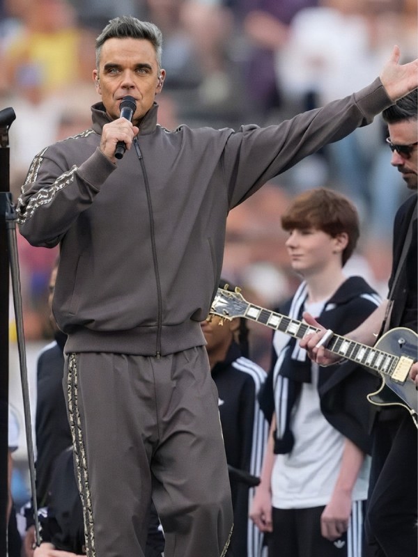 Robbie Williams Soccer Aid 2026 Track Jacket Robbie Williams Soccer Aid 2026 Track Jacket