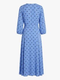 Ted Lasso S04 Ruth Bradley Horse Print Wrap Dress