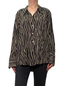 Ted Lasso S02 Visitor Printed Zebra Blouse