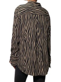 Ted Lasso S02 Visitor Printed Zebra Blouse