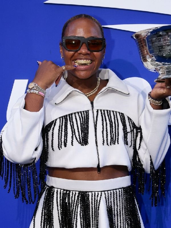 Taylor Townsend 2026 US Open White & Black Jacket Taylor Townsend 2026 US Open White & Black Jacket