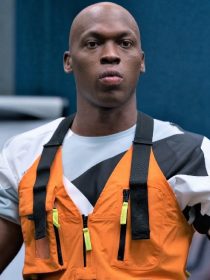 Ted Lasso S04 Moe Jeudy-Lamour Orange Utility Vest