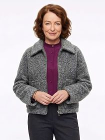 The Blame Ava Crane Grey Wool Jacket