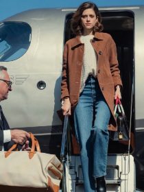 The Gentlemen S02 Benedetta Porcaroli Suede Coat