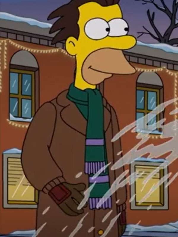 The Simpsons Lenny Leonard Brown Coat The Simpsons Lenny Leonard Brown Coat