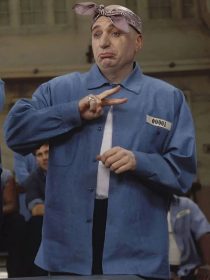 Dr Evil Prison Blue Shirt Jacket