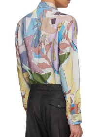 The Traitors New Blood S01 Michael Foote Abstract Print Shirt